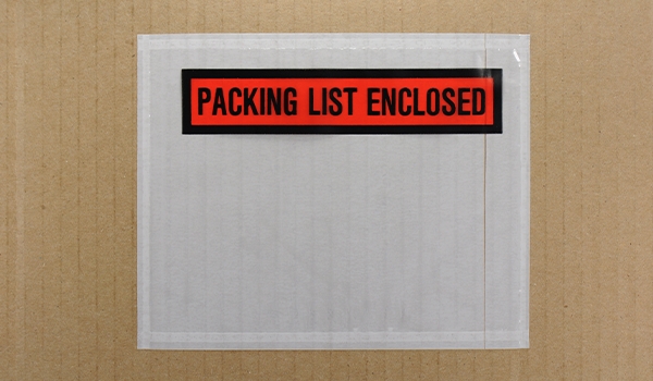 Packing list